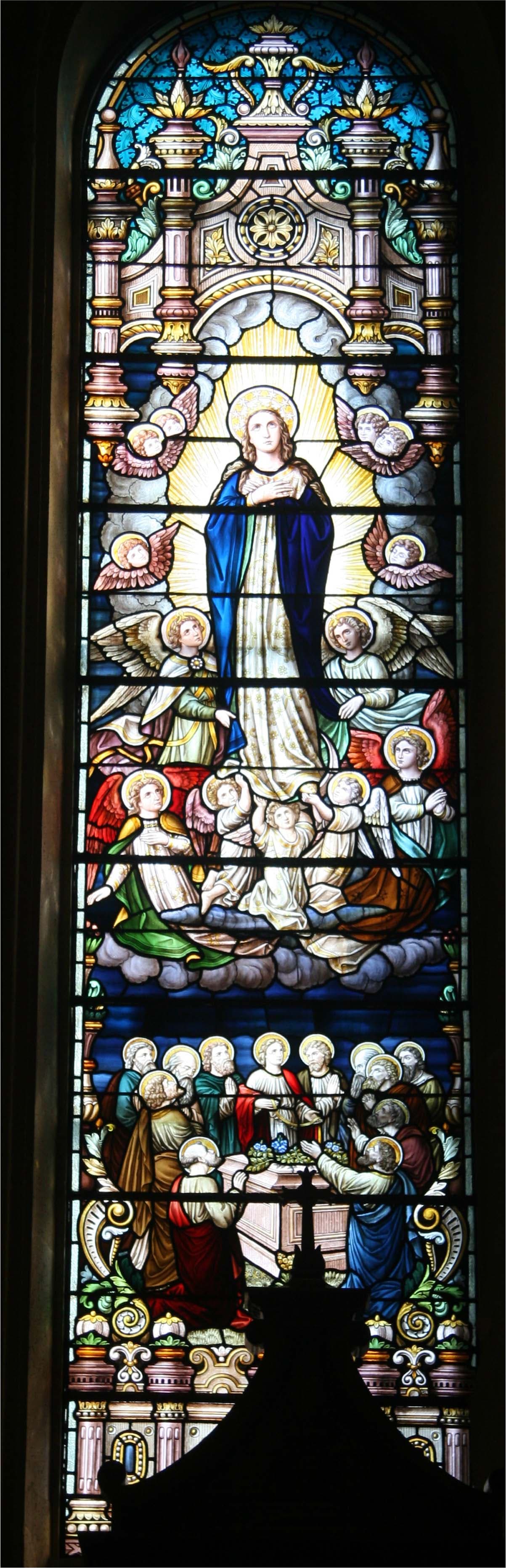 Vitrail — scène biblique