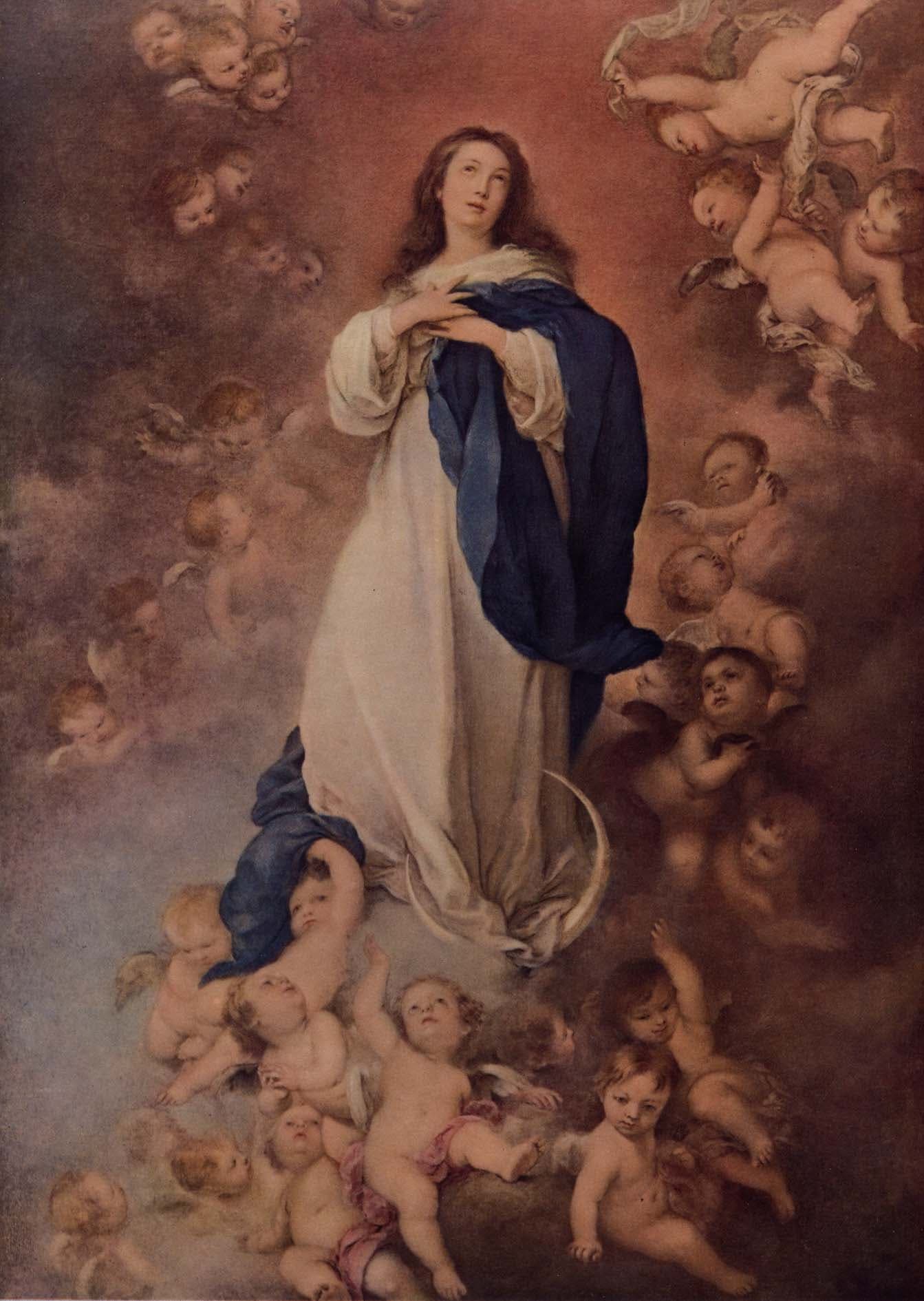 L'Immaculée Conception, tableau attribué à Murillo